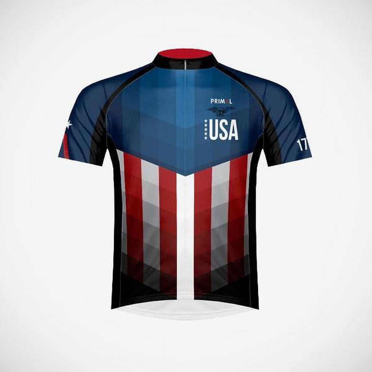 Primal Wear Men's American Patriot Cycling Jersey - Small