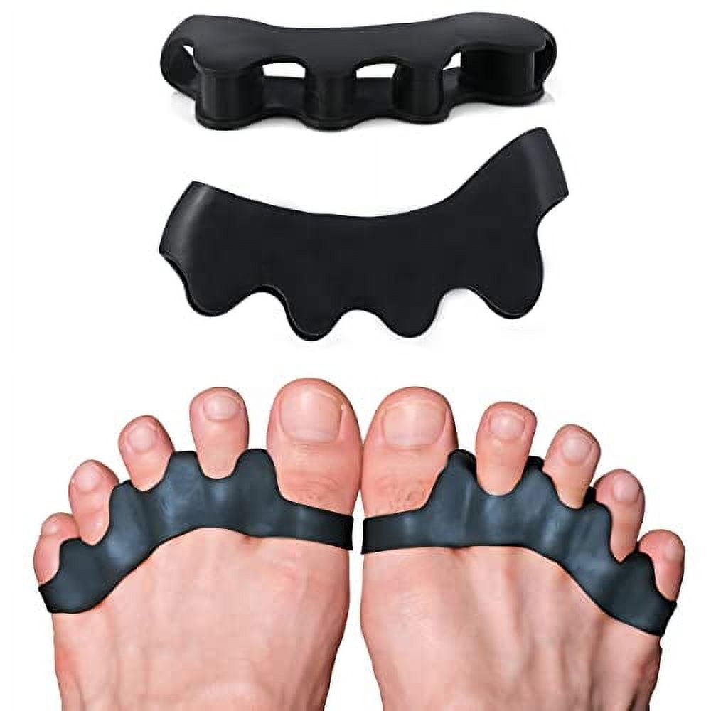 Toe Separators-Toe Straightener-Yoga Toes Toe separators Toe spacers for  Men Toe spreaders for Women Bunion Correction-for Hammertoes Plantar  Fasciitis Hallux Valgus Size Large-White (1 Pair) White L-Men's shoe size