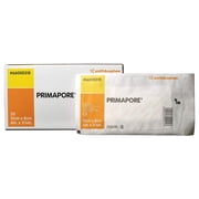 Primapore Adhesive Dressing, 6 Inches x 3-1/8 Inches, White, Sterile, 20 Count