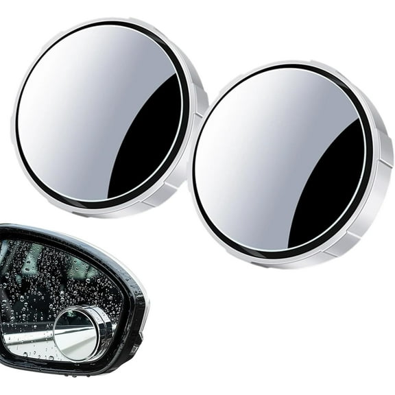 Primarilyx Car Blind Spot Mirror 2 Pack, Primarycar Side Mirror Blindspot | Wide Angle Mirrors | Fish Eye Mirrors 2025 New, Espejos De Punto Ciego Para Carros, Blind Spot Monitoring (White,2PCS)