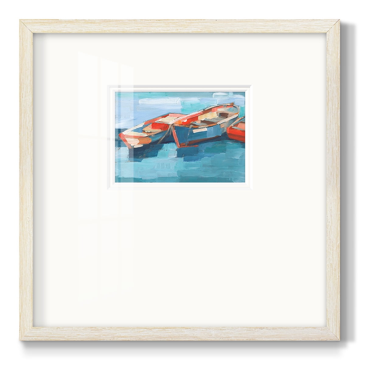 Primary Boats IPremium Framed Print