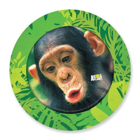 Primary Colors 7-Inch Animal Planet Party Plates, Set of 8 (878)