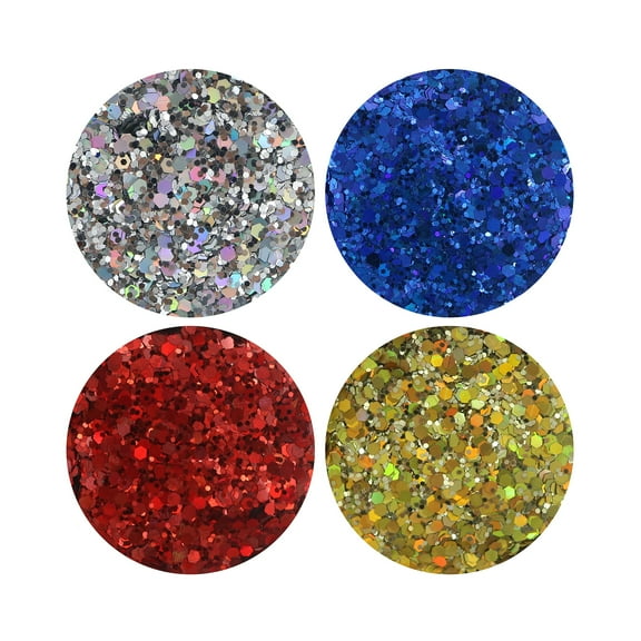 Primary Colors Glitter Set by Creatology Assorted Classic Glitter for Paper Crafts - DIY Projects & Decorations - 12 Pack