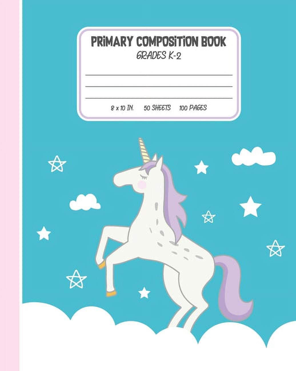 Primary Composition Book Unicorn Notebook For Girls With Story Space and  Dotted Mid Line Half Primary Lines Half Story Paper Grades K-2 School  Specialty Handwriting (Paperback)