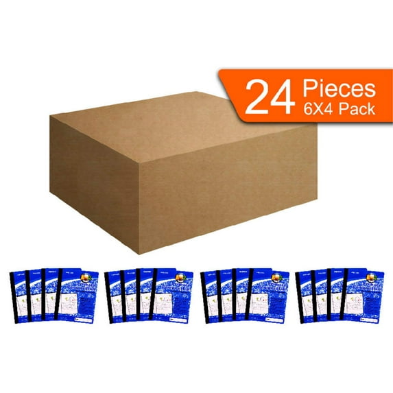 Mintra Primary Composition Notebook 24pk/Case - 1/2 Page - Blue Only - Flexible Hardcover - 05159 (04652) - 80 Sheets