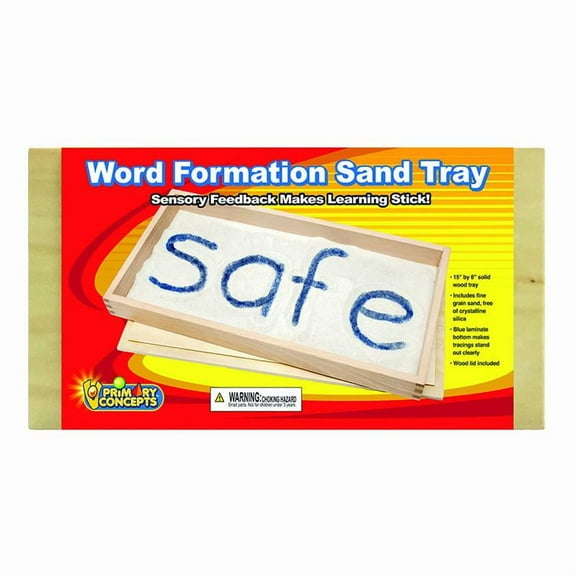 Primary Concepts Word Formation Sand Tray, 15" x 8"