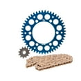 thumbnail image 1 of Primary Drive Alloy Kit & Gold Plated MX Race Chain Blue Rear Sprocket For HUSABERG FX 450 2010-2012, 1 of 4