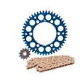 thumbnail image 1 of Primary Drive Alloy Kit & Gold Plated MX Race Chain Blue Rear Sprocket For KTM 400 SX 4 Stroke 2000-2002, 1 of 4