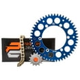 thumbnail image 1 of Primary Drive Alloy Kit & Gold X-Ring Chain Blue Rear Sprocket For YAMAHA YZ125 2005-2021, 1 of 4