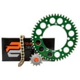 thumbnail image 1 of Primary Drive Alloy Kit & Gold X-Ring Chain Green Rear Sprocket, 1 of 5