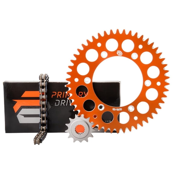 Primary Drive Alloy Kit & O-Ring Chain Orange Rear Sprocket For KTM 250 XC i (Fuel Injected) 2020-2022