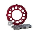 thumbnail image 1 of Primary Drive Alloy Kit & X-Ring Chain Red Rear Sprocket for Honda CRF450R 2002-2003, 1 of 3