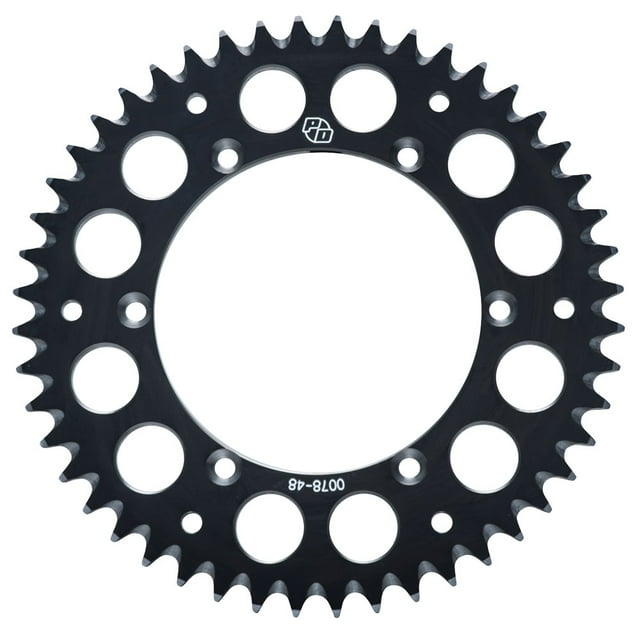 Primary Drive Rear Aluminum Sprocket 46 Tooth Black For KTM 250 SX
