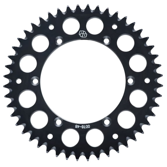 Primary Drive Rear Aluminum Sprocket 48 Tooth Black For HONDA XR650R 2000-2007