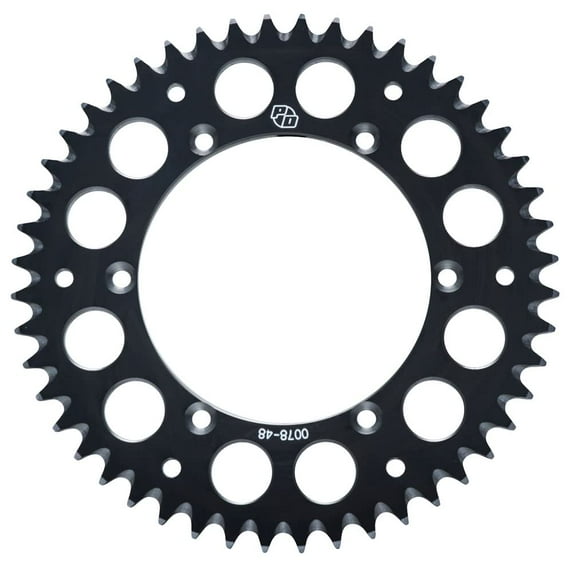 Primary Drive Rear Aluminum Sprocket 48 Tooth Black For KTM 440 LC4 1995