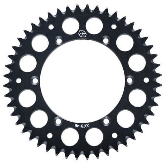 Primary Drive Rear Aluminum Sprocket 51 Tooth Black for KTM 550 MXC 1993-1996