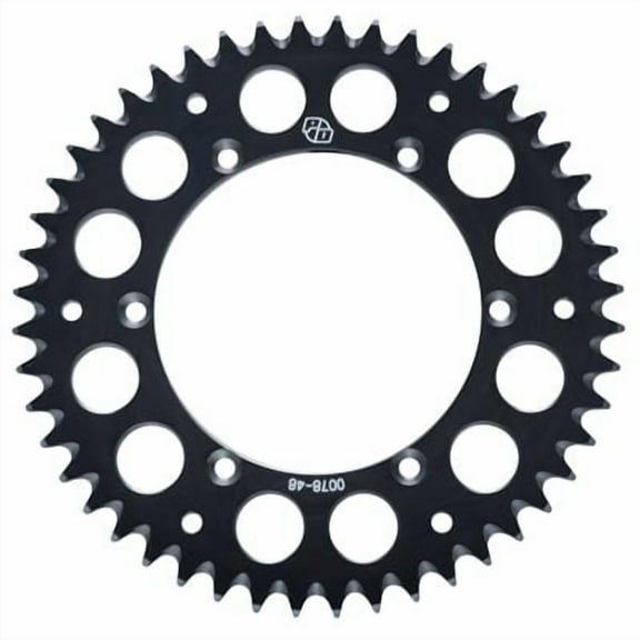Primary Drive 102-228-0201 Rear Aluminum Sprocket - Black - 52 Tooth