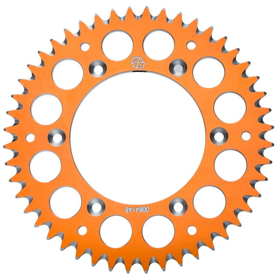 Primary Drive Rear Aluminum Sprocket 52 Tooth Orange for Ktm 380 Sx 1998-2002