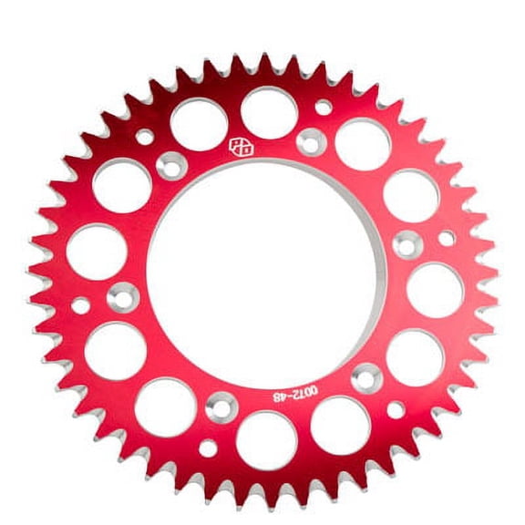 Primary Drive Rear Aluminum Sprocket 56 Tooth Red for Honda CR85R 2003-2007
