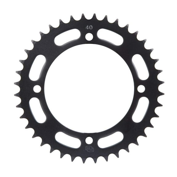 Primary Drive Rear Steel Sprocket 40 Tooth Black for Yamaha Xt550 1982-1983