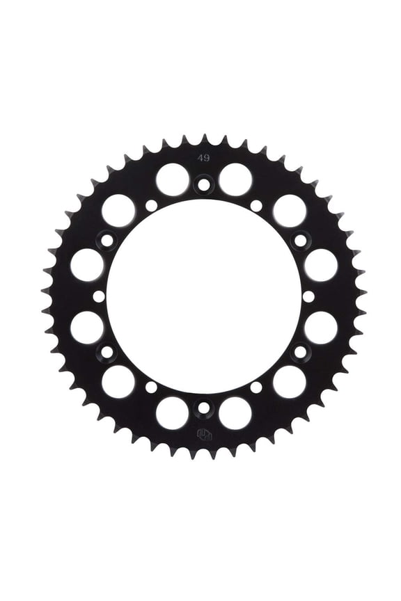 Rear Steel Sprocket 49 Tooth Black for Yamaha WR250 1991-1997