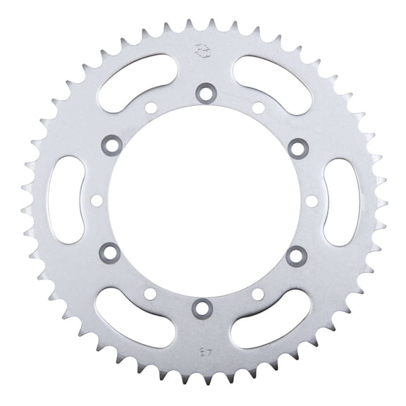 Primary Drive Rear Steel Sprocket 49 Tooth Silver for Kawasaki KDX200 1986-2006
