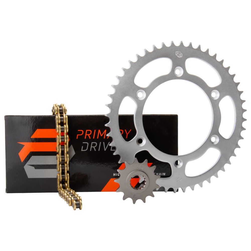 高速 割引 平日 Primary Drive Steel Kit & Gold X-Ring Chain for Kawasaki アクセサリー