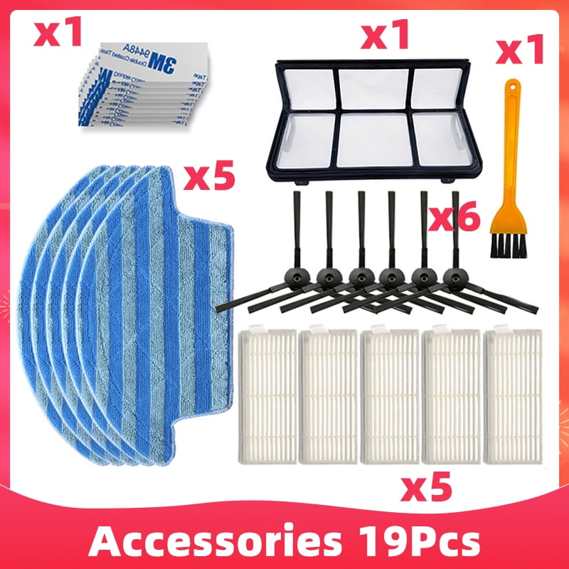 Primary Filter Side Brush Mop Rag Magic Tape Hepa Filter For Chuwi