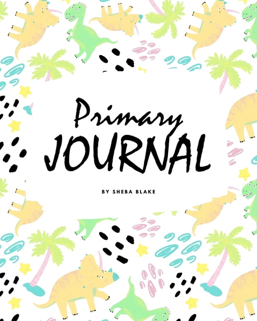 Primary Journal Pattern Primary Journal Grades K-2 for Boys (8x10 Softcover Primary Journal ...