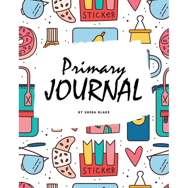 Primary Journal Grades K2 for Girls (8x10 Softcover Primary Journal