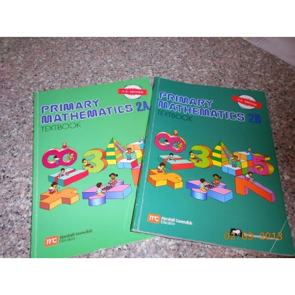 Pre-Owned Primary Mathematics 2A Textbook (U.S. Edition) [Singapore Math], 9789810184988, 9810184980, Paperback,