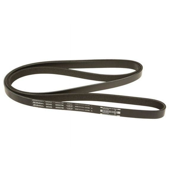 Primary Multi Rib Belt - Compatible with 2009 - 2011 Buick Lucerne 3.9L V6 2010