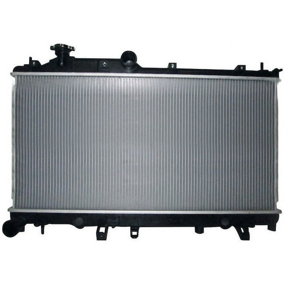 Primary Radiator - Compatible with 2015 - 2021 Subaru WRX STI Sedan 2.5L H4 2016 2017 2018 2019 2020