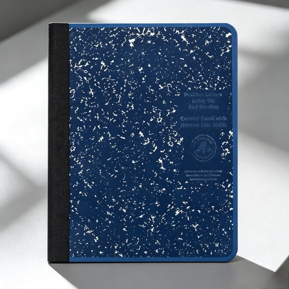 Primary Ruled Composition Notebook for Grades K-2, 7.5" x 9.75", 200 Pages, Sewn Binding, Hard Cover, Acid-Free Handwriting Paper