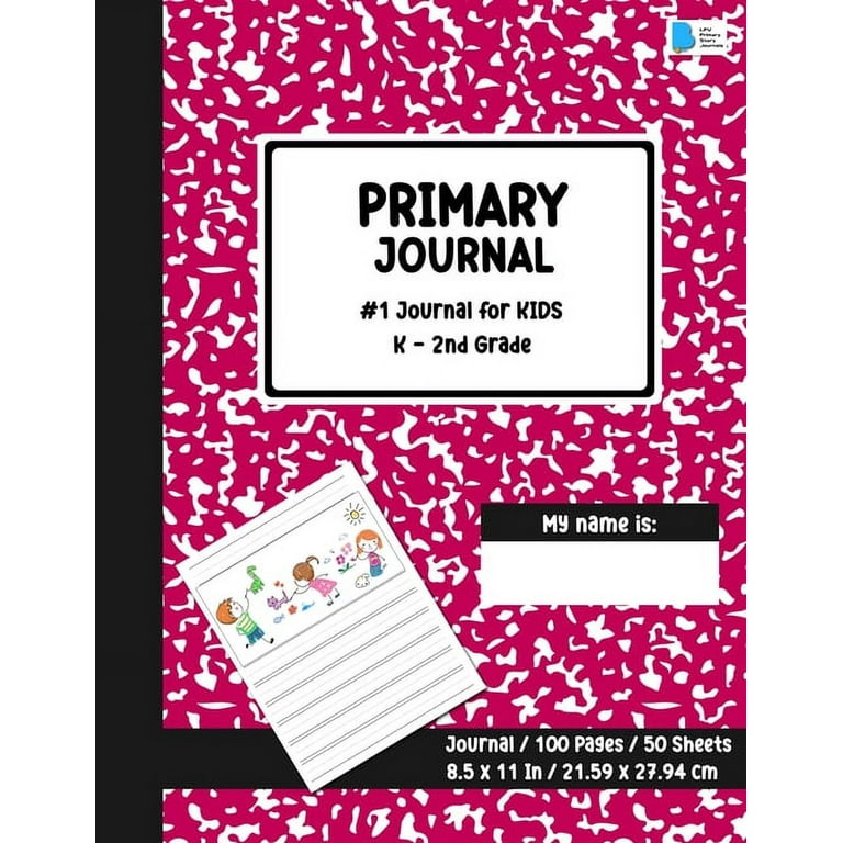 Primary Journal with Picture Space: Various Template for Drawing
