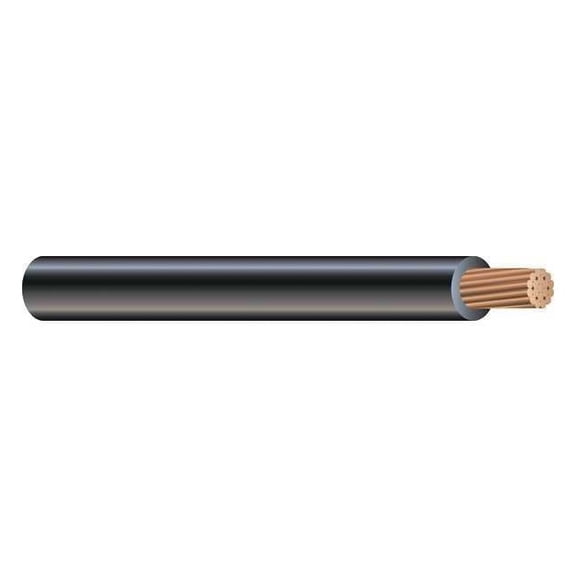 Primary Wire, Automotive, 18 AWG, 1C C, Black, PVC, Stranded, 60V, 100 ft. 55667323