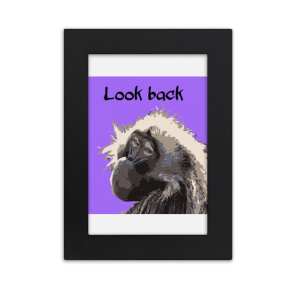 Primate Baboon Papio Desktop Photo Frame Picture Display Art Painting Exhibit