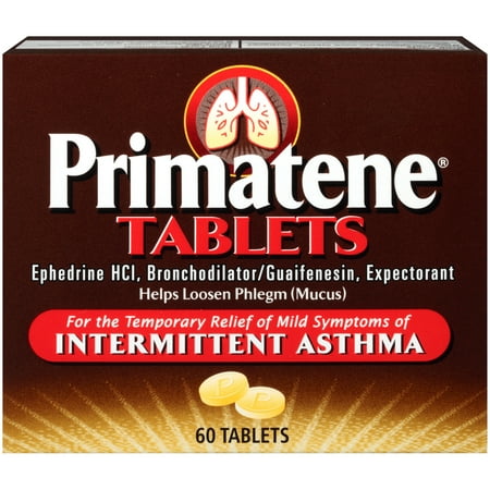 Primatene® Bronchial Asthma Relief Tablets 60 ct Box