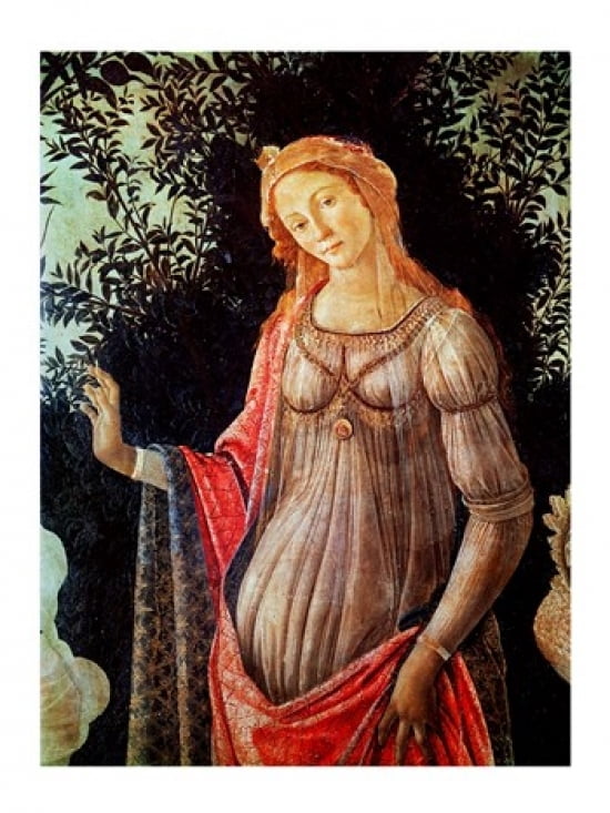 Primavera detail of Venus c1478 Canvas Art - Sandro Botticelli (24 x 36)
