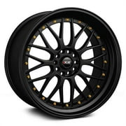 Primax 521771020 Black Wheel with Custom Rivets - 17 x 7 in., Plus 38 Offset, 5 x 100 Bolt Pattern & 73.1 mm Hub