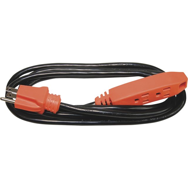 Prime 3Outlet SJTW Extension Cord 8ftL 14/3Ga. 125V Model
