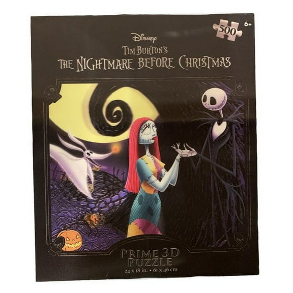 Prime 3D 500 Pieces Disney Tim Burtons The Nightmare Before Christmas 3D Puzzles