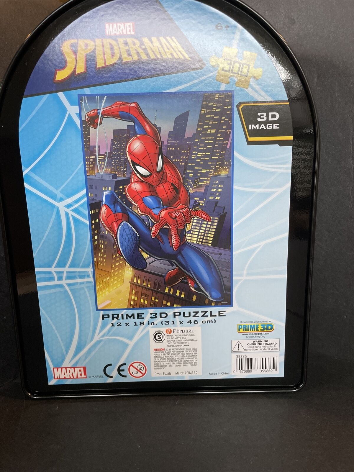 Prime 3D Marvel - Spider-Man 3D Lenticular Jigsaw Puzzle in a ...