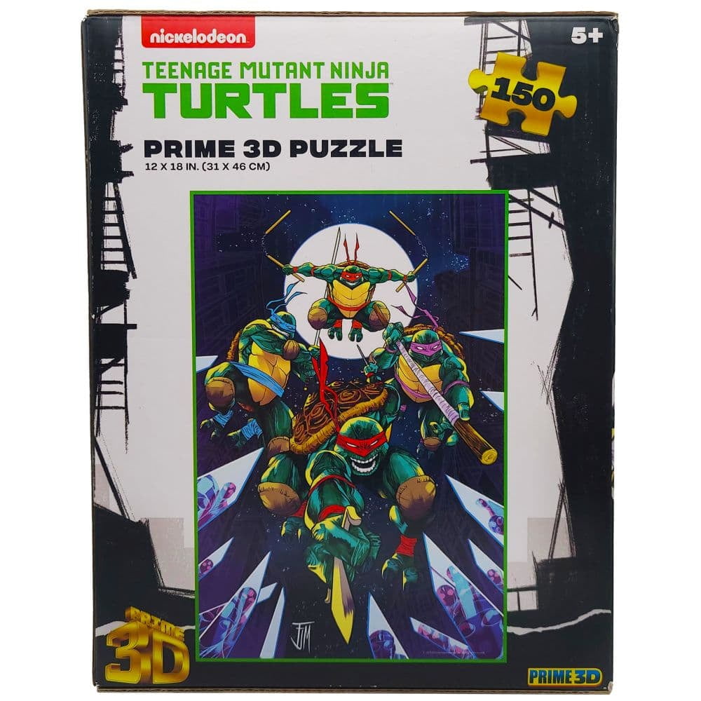 Prime 3D Puzzles, Teenage Mutant Ninja Turtles 150 Piece 3D Puzzle ...