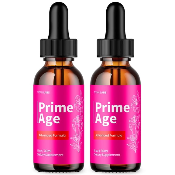 Prime Age Advanced Formula Drops to Support Healthy Skin PrimeAge 60 Servings