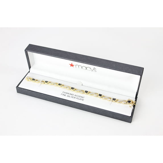 Prime & Art Jewel Gold-Tone Silver Plate Bracelet