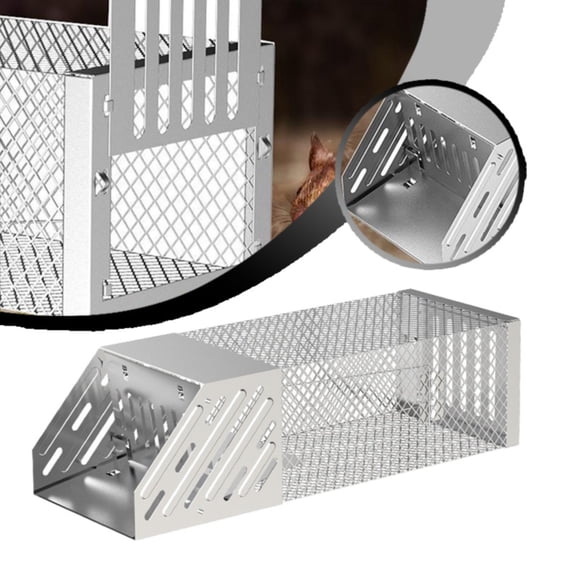 Prime Bifavgk 1 * Rat Trap Stainless Steel Squirrel Trap Cage Catch & Release For Set Outdoor & Indoor