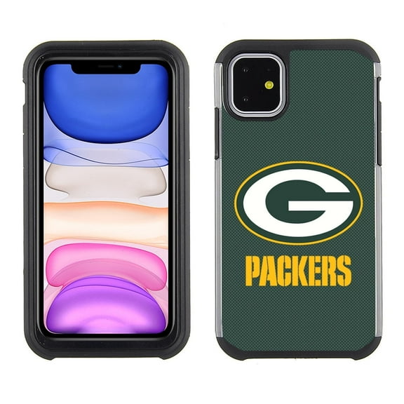 Prime Brands Group Cell Phone Case for Apple iPhone 11 - NFL Licensed Green Bay Packers - Textured TeamColor (NFL-TX1-IP11-PAKS)