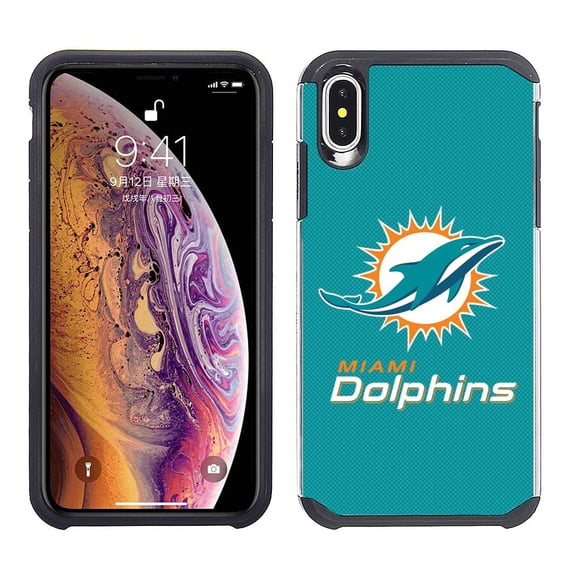 Prime Brands Group Cell Phone Case for Apple iPhone Xs Max - Miami Dolphins