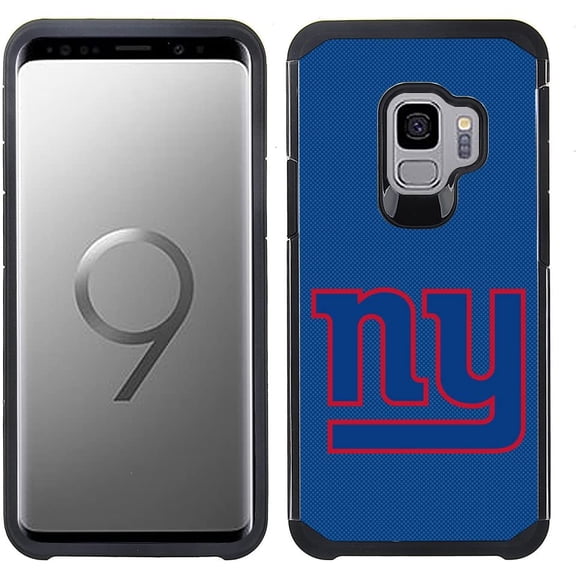 Prime Brands Group Textured Team Color Cell Phone Case for Samsung Galaxy S9 - NFL Licensed New York Giants